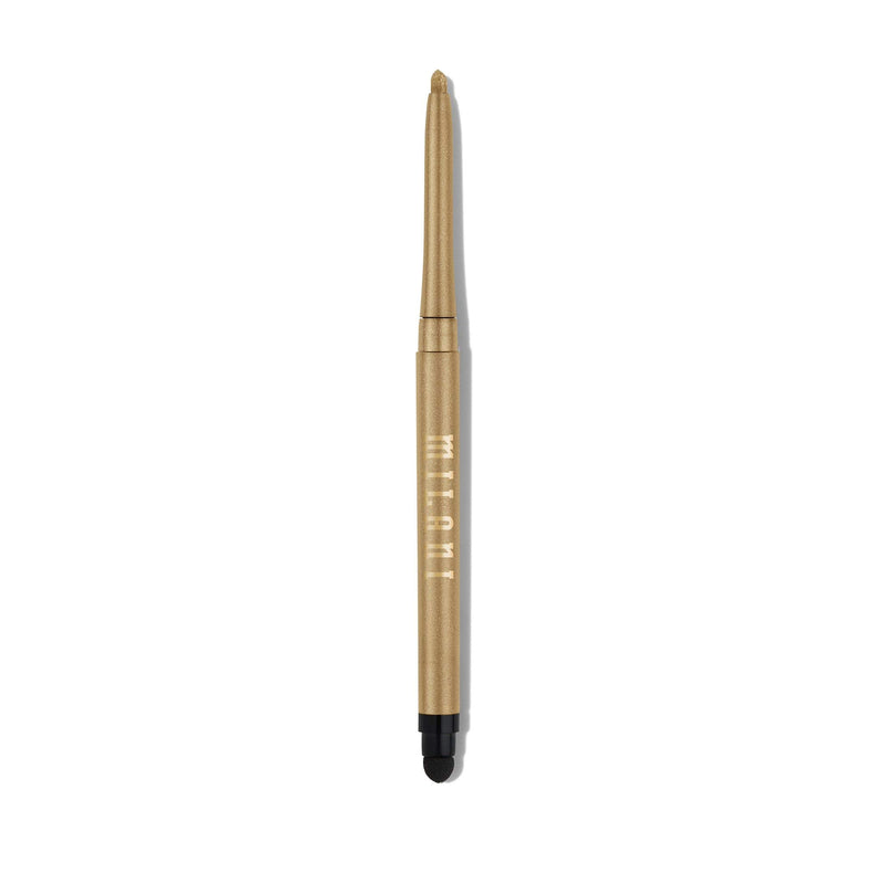 Milani Stay Put Eyeliner - Goal Digger (0.01 Ounce) Cruelty-Free Self-Sharpening Eye Pencil with Built-In Smudger - Line & Define Eyes with High Pigment Shades for Long-Lasting Wear Milani