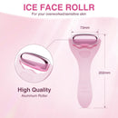 Facial Ice Roller for Skin Care - Aluminum Face Roller to De-Puff, Soothe & Tighten Pores - Cold Therapy Massage Tool for Radiant Glow Infinity Warehouse