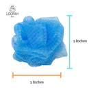 Loofah Lord 24 Blue Bath or Shower Sponge Loofahs Pouf Mesh Wholesale Bulk Lot LOOFAH LORD