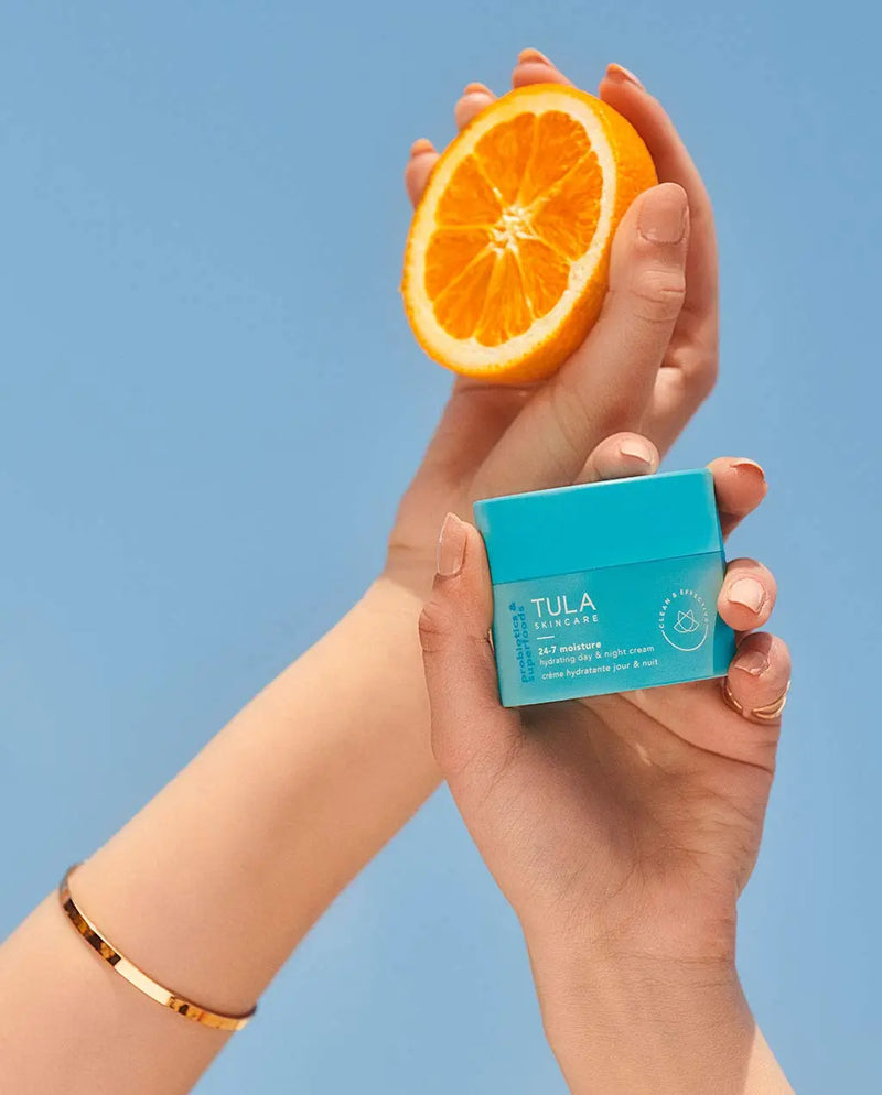 TULA Skin Care 24-7 Moisture Hydrating Day and Night Cream | Moisturizer for Face, Ageless is the New Anti-Aging, Face Cream, Contains Watermelon Fruit and Blueberry Extract | 1.5 oz. TULA