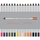 Wunder2 SUPERSTAY LINER Makeup Eyeliner Pencil Long Lasting Waterproof Color, Metallic Copper, 1 Count Wunder2