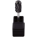 USA Pana DLC 3/32" Safety Nail Carbide - Smooth Round Top Large Barrel Head for Electric Dremel Drill Machine (Black, 5X Coarse Grit) PANA