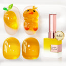 Double Rhythm Translucent Gel Polish Sheer Neutral Natural Light Milky Same Color Same Bottle 15ML Jelly UV Polish Nail Art DIY at Home (Jelly Nude Brown-A1492) Infinity Warehouse