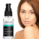 YEOUTH Hyaluronic Acid Serum for Face - 100% Pure Hyaluronic Acid - Restore Healthy Moisture Levels, Plump & Minimize Fine Lines & Wrinkles (2 oz) Yeouth