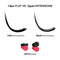 LASHVIEW Eyelash Extensions,Individual Lashes,Ellipse Eyelash Extensions 0.15mm D+ Curl 14mm Flat Lashes Eyelash Extensions Beauty Salon Use LASHVIEW