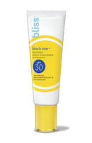 Bliss Tinted Sunscreen | Block Star Face Sunscreen | SPF 30 | 100% Mineral Sunscreen | Non-Greasy & Non-Irritating | Vegan | 1.7 fl oz Bliss