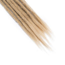 20" Dreadlock Extension Ombre For Hip-Hop Synthetic Heat Resistant Faux Locs Dread Reggae Extension Twist Braiding Faux Locs Crochet For Man Women (10strands/2packs,ash blonde) S-noilite