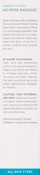 needles no more NO MORE BAGGAGE Dr. Brandt Skincare