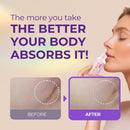 K · FOOD Ultra Premium Liquid Collagen Drink, 13,000mg Marine Collagen Peptides 50ml x 14 Bottles, Biotin, Hyaluronic Acid, Vitamin C – Pomegranate Flavor Infinity Warehouse