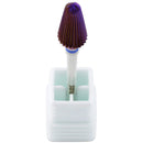 PANA Purple Tornado Nail Carbide Bit – Two Way Rotate Use for Both Left to Right Handed – 3/32” Shank -Fast Remove Acrylic or Hard Gels (Purple, Medium -M) PANA