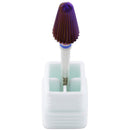 PANA USA 3/32” Purple Tornado Nail Carbide Drill Bit - Fast Remove for Acrylic or Hard Gels Remover Professional Manicure Pedicure Rotary Tool- Medium PANA