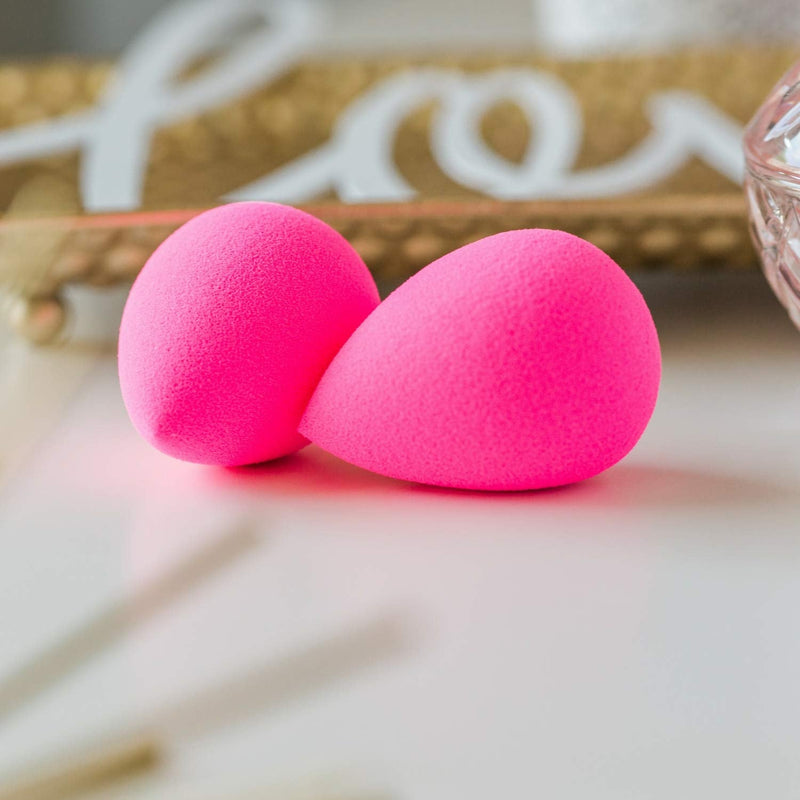 Beauty Junkees Makeup Sponge Blender - Pink Egg Foundation Makeup Blender Sponge, Liquid Cream Powder Contour Blending Sponges, Make Up Applicator, Cosmetic Blenders, Wet Dry Beauty Sponge, Latex Free Beauty Junkees