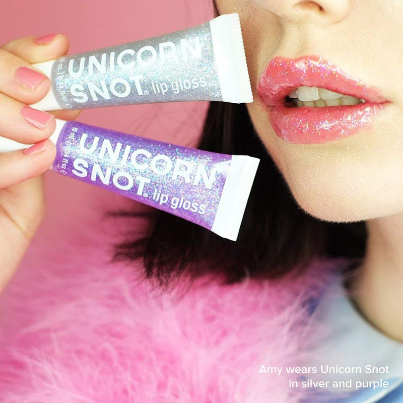 Unicorn Snot Holographic Glitter Lip Gloss - Cosmetic Grade - Body Art - Vegan & Cruelty Free - 0.34 Fl Ounce (Gold) UNICORN SNOT