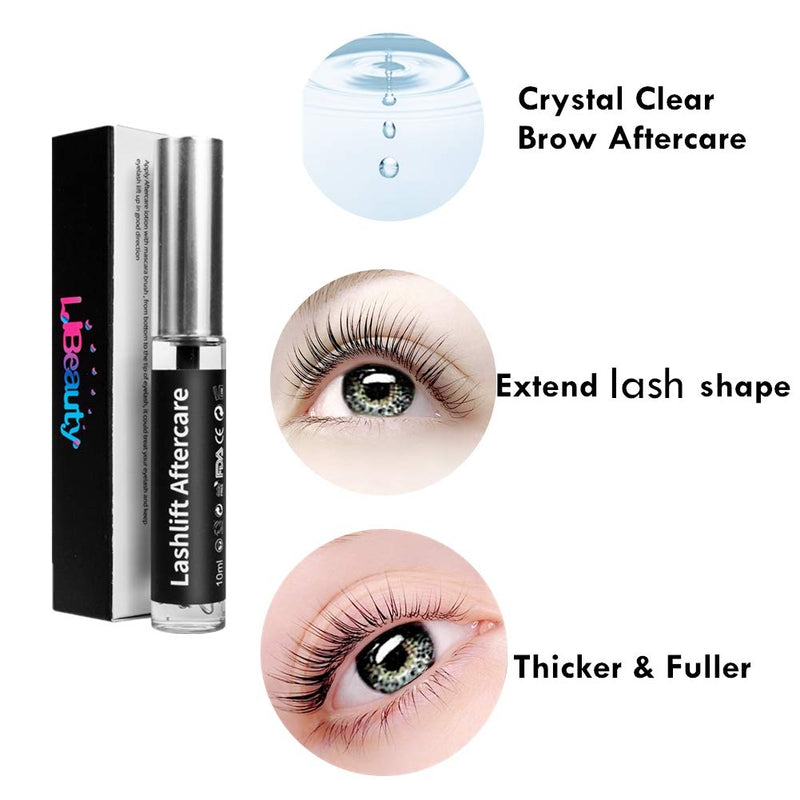 Brow Lamination and Lash Lift Nutrition Clear Eyelash Perm Aftercare Save Burning Eyelash & Eyebrow, Keratin Boost Care Fix Messy Brows/Lashes into Neat Look for 8 Weeks Libeauty