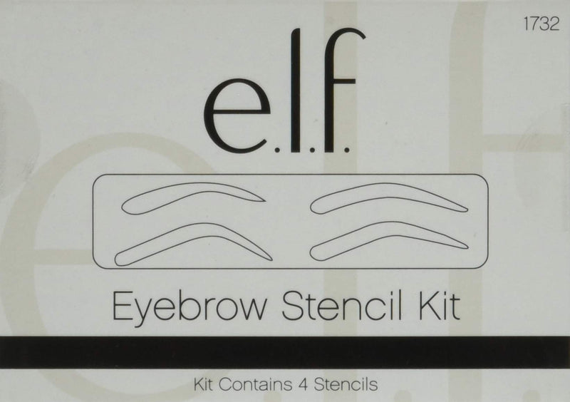 e.l.f. Cosmetics Eyebrow Stencil Kit for Perfectly Shaped Brows, Contains 4 Reusable Stencils e.l.f.