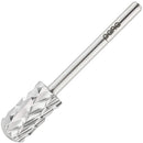 USA Pana 3/32" Safety Nail Carbide - Smooth Round Top Large Barrel Head for Electric Dremel Drill Machine - Grit Size: (5XC to Extra Fine) (5X Coarse, Large Barrel - Silver) PANA