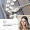 Yean Head Chain Bohemian Hair Jewelry Headpiece Forehead Band Festival Hair Headband Accessories for Women and Girls (Silver) Yean