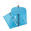 Portable Hair Extensions Carrier Non-woven Dust-proof Storage Case with Wooden Hanger for Human Hair Extensions(Blue) Hairro