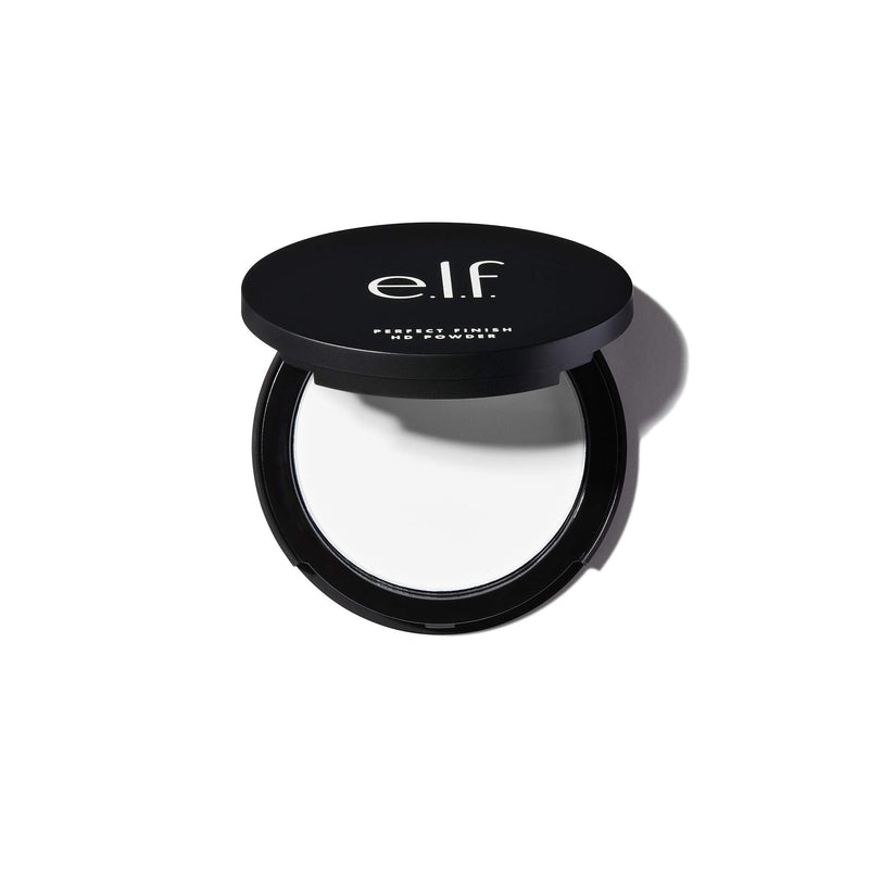 e.l.f, Perfect Finish HD Powder, Convenient, Portable Compact, Fills Fine Lines, Blurs Imperfections, Soft, Smooth Finish, Anytime Wear, 0.28 Oz e.l.f.