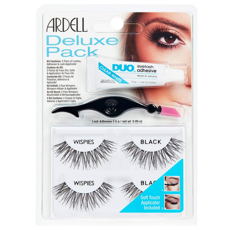 Ardell Deluxe Pack Wispies with Applicator,