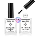 Major Dijit Neon Pink Quick Dry Regular Nail Polish - Nail Art Lacquer, 0.41 Fl Oz Infinity Warehouse