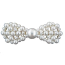 Bowknot Pearl Bun Hair Pin Topknot Disk Hair for women girls nobranded