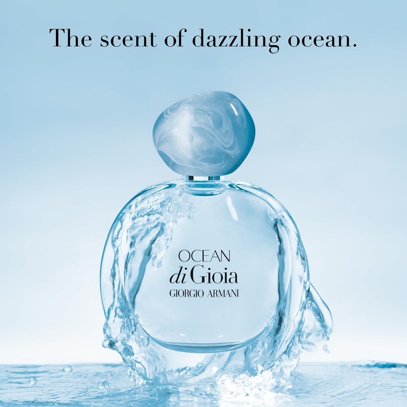 Armani Beauty - Ocean di Giòia - Eau de Parfum - Perfume for Women - Floral Fruity & Green Women’s Fragrance - Sparkling Pear, Water Jasmine, Sandalwood Notes Infinity Warehouse