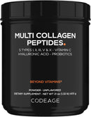 Codeage Multi Collagen Peptides Powder, Probiotics, Vitamin C, 21 oz Infinity Warehouse