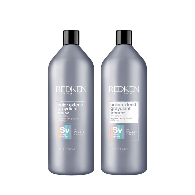 Redken Color Extend Graydiant Purple Shampoo | Hair Toner For Gray & Silver Hair | Tones & Strengthens Hair REDKEN