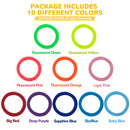 Cotton Hair Ties, IKOCO 50Pcs Seamless Hair Bands Ponytail Holders Thick Hair No Damage Hair Ties for Women IKOCO