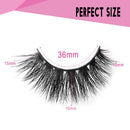 Real 3D Mink Lashes High Volume False Eyelashes Mink Strip 16mm Bushy Hand Made Strip Natural Fluffy Reusable Make Up Eyelashes For Women with Tweezers SWINGINGHAIR 1 pair SWINGINGHAIR Store