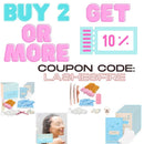 Lash Extension Supplies - Eyelash Extension Supplies - Lash Tech Supplies - 100 Glue Ring Holder | 100 Disposable Mascara Brushes Wands | 100 Micro Applicators Brush | 100 Pairs Under Eye Gel Pads DROP OF DIVINITI