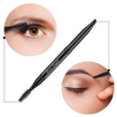 2 Pieces Retractable Eyebrow Lip Brush Soft Eyelash Makeup Brush Set With Cap Concealer Eyeliner Travel Cosmetic Brushes Queen Scepter