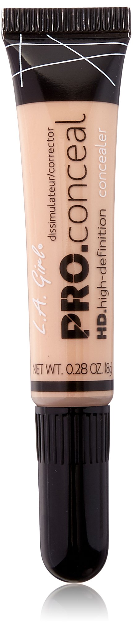 L.A. Girl Cosmetics HD Pro Concealer, Porcelain, 0.28 oz, (LAX-GC969) L.A. Girl Cosmetics