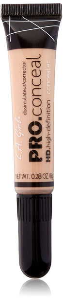 L.A. Girl Cosmetics HD Pro Concealer, Porcelain, 0.28 oz, (LAX-GC969) L.A. Girl Cosmetics