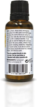 Ethereal Nature 100 Pure Oil Lemongrass 30 Ml, clear, 1.01 fl Ounce Ethereal Nature