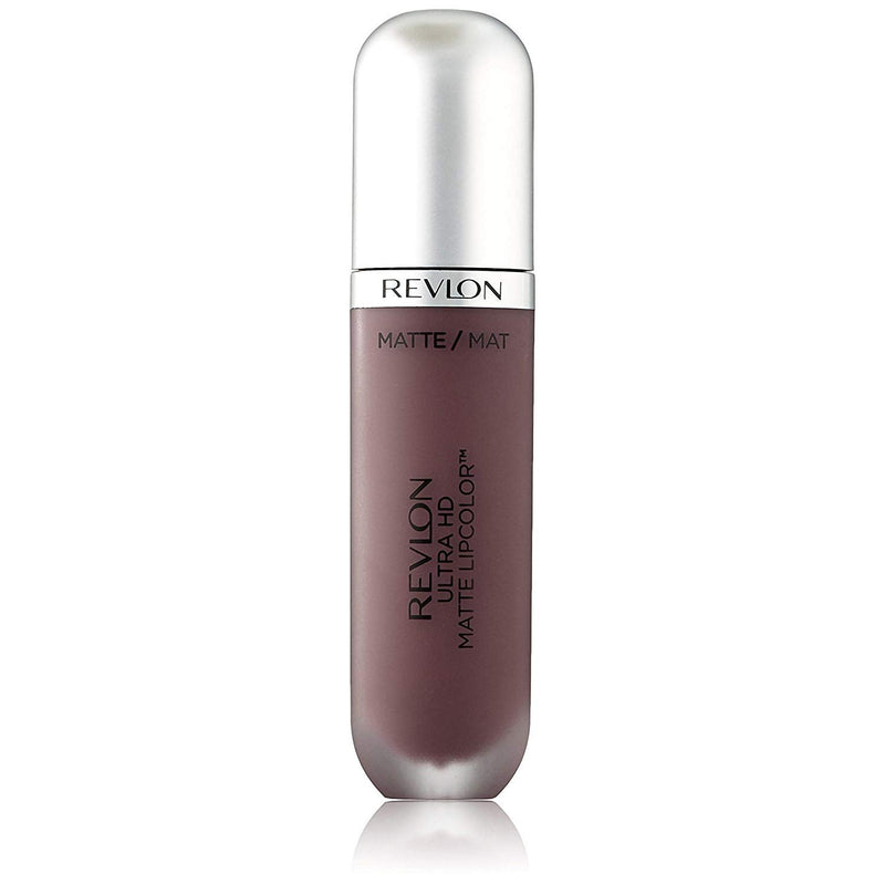 Revlon Ultra HD Matte Lipcolor, Velvety Lightweight Matte Liquid Lipstick in Plum / Berry, Infatuation (675), 0.2 oz REVLON
