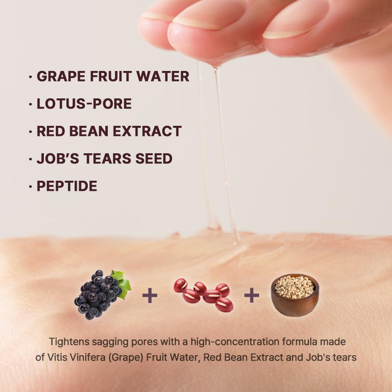 Pot Pore Tightening Podo Ampoule - Pore Tightening, Korean Skincare, Hypoallergenic, Moisturizing, Pore Care, Face Serum, Skin Density Improvement, Skin Elasticity, Mother's Day Gift Infinity Warehouse