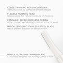 Panasonic Hair Trimmer for Women, Portable and Cordless, Designed for Gentle Hair Removal for Bikini, Underarms Legs – ES-WR50-P (White) Panasonic