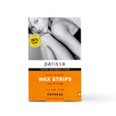Legs & Body Wax Strips, Parissa Hair Removal Waxing Strips for Legs, Body, Bikini, Arms, Underarms with After care Azulene Oil, 20 Strips Parissa