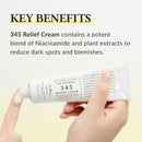 Dr.Althea 345 Relief Cream, Daily Face Moisturizer, Blemish Relief Care, Soothing Recovery & Moisture, Korean Vegan Skin Care for All Skin Types, 1.69 Fl Oz (Pack of 2) Infinity Warehouse