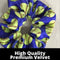 Softball Scrunchie, Softball Hair Accessories, Girls Softball Premium Velvet Scrunchie, Gift for Softball Player and Softball Teams (Blue) Infinity Collection