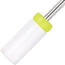 PANA Professional 3/32" Shank Size - Flat Top Small Barrel White Ceramic Bit - Nail Drill Bit for Dremel Machine Pana