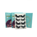 SY SHUYING 25mm Lashes 3D Faux Mink Lashes Fluffy Dramatic False Eyelashes 6D Wispy Long Handmade Fake Lashes Cruelty-Free & Reusable Thick Full Strip Eye Lashes Pack 4Pairs SY SHUYING