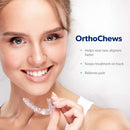 EverSmile OrthoChews Medical Grade Silicone Chew with Comfort Bite Technology | Dental Aligner Seater, Chewies for Invisalign, Clear or Metal Braces | Help to Seat your Aligner Trays (1 Pack) EverSmile