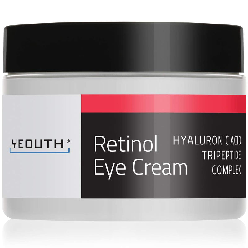 YEOUTH Retinol Eye Cream, Night Cream Face Moisturizer Under Eye Cream, Moisturizing Cream Targets Wrinkle, Dark Circles & Puffiness Cream, Anti Aging Face Cream for Men & Women Yeouth