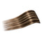 8 Inch Clip in Hair Extensions 100% Human Hair 45g Thin 8 Pcs Clip on Remy Human Hairpieces Highlight Standard Weft Soft Straight Hair for Women Beauty Day Bayalage