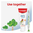 Colgate Zero Kids Toothbrush with Extra Soft Bristles and Suction Cup Holder, BPA Free - 2 Count Colgate Store
