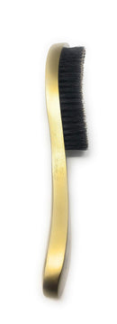 Black Ice MagicWave Curved Wave Brush HARD Premium Boar (Gold) Black Ice