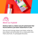 Winky Lux | Rainbow Tinted Lip Balm | pH Lipstick | Tinted Lip Balm | Color Changing Lipstick | With Jojoba Oil | Pineapple Scent, .13 oz Winky Lux